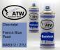 Preview: Chevrolet, French Blue Pearl, WA5312 / 27U: 400ml Sprühdose + 400ml Klarlack - Set, von ATW Autoteile West.